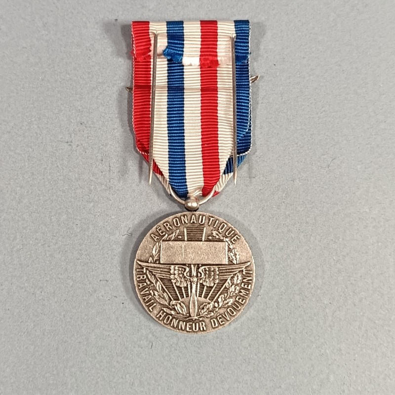 FRANCE MEDAILLE DE L'AERONAUTIQUE CLASSE ARGENT TRAVAIL HONNEUR DEVOUEMENT NEUVE EN BOITE MONNAIE DE PARIS